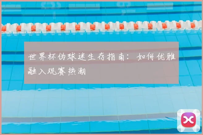 世界杯伪球迷生存指南:如何优雅融入观赛热潮