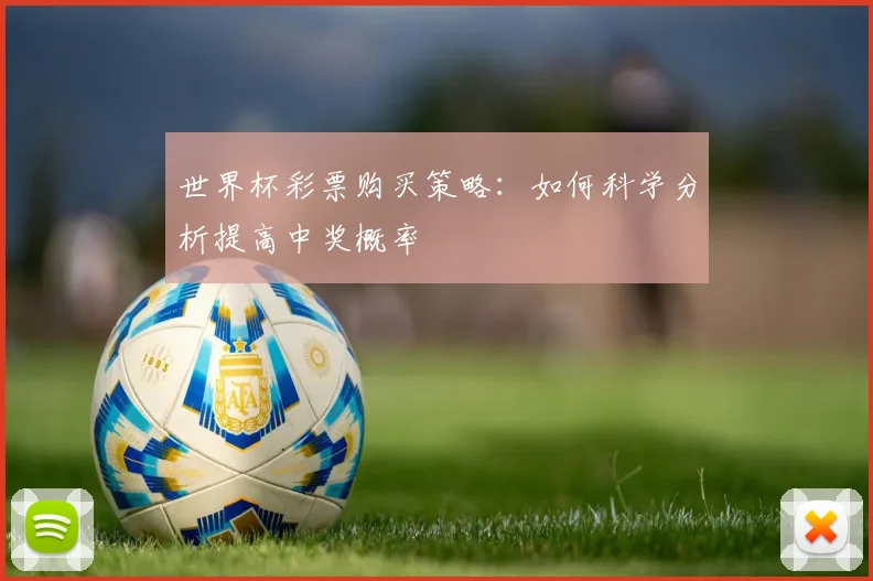 世界杯彩票购买策略：如何科学分析提高中奖概率